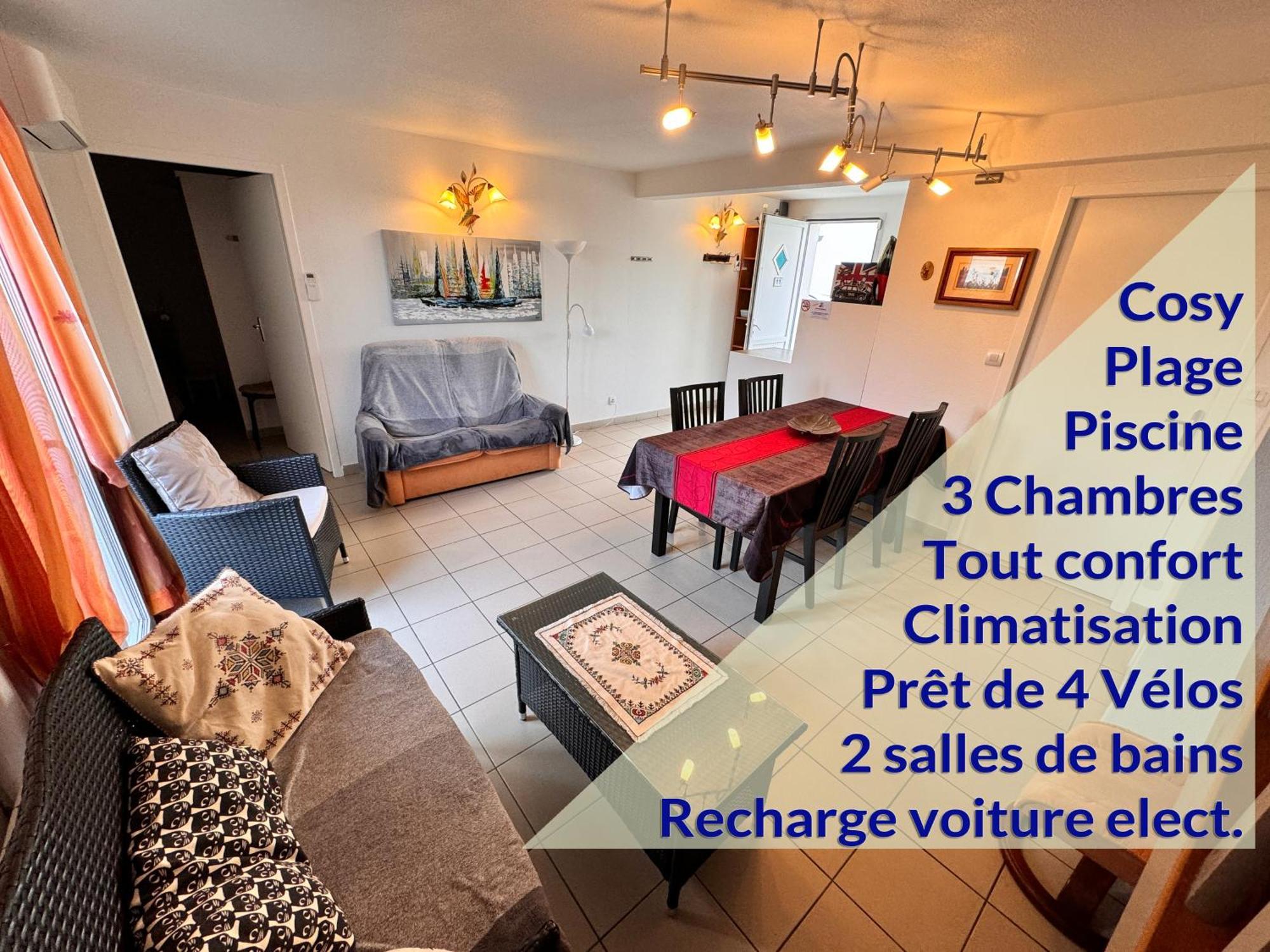 Les Amareyeurs - Ile D'Oleron - Maison Classee 3 Etoiles Avec Piscine - Clim - Velos Le Chateau-d'Oleron Ngoại thất bức ảnh